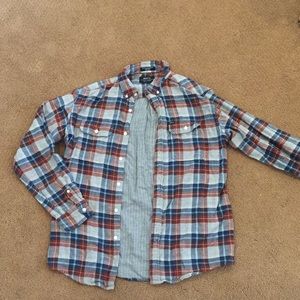 MATIX for Marc Johnson Blue and Orange Flannel